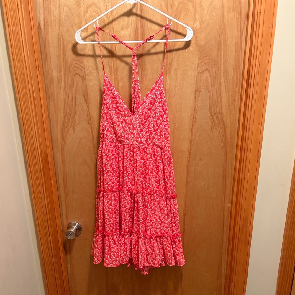 Bright Red Mini Dress